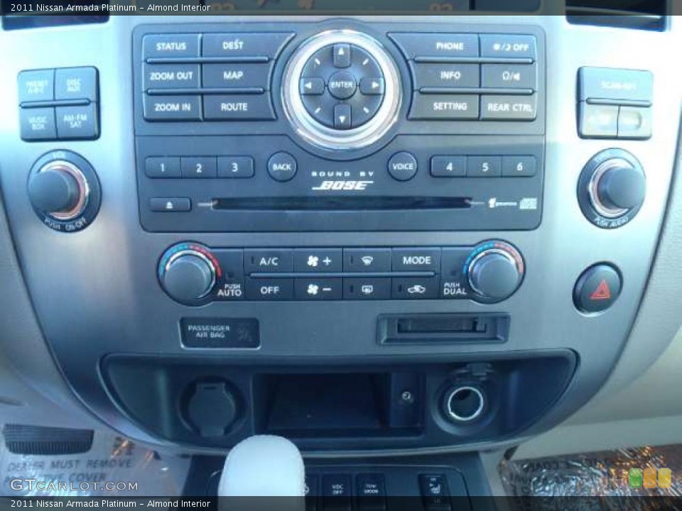 Almond Interior Controls for the 2011 Nissan Armada Platinum #45284722