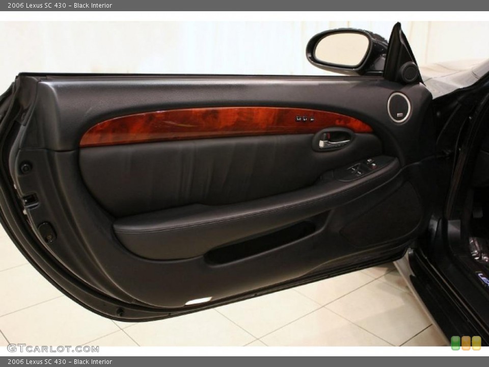 Black Interior Door Panel for the 2006 Lexus SC 430 #45285951