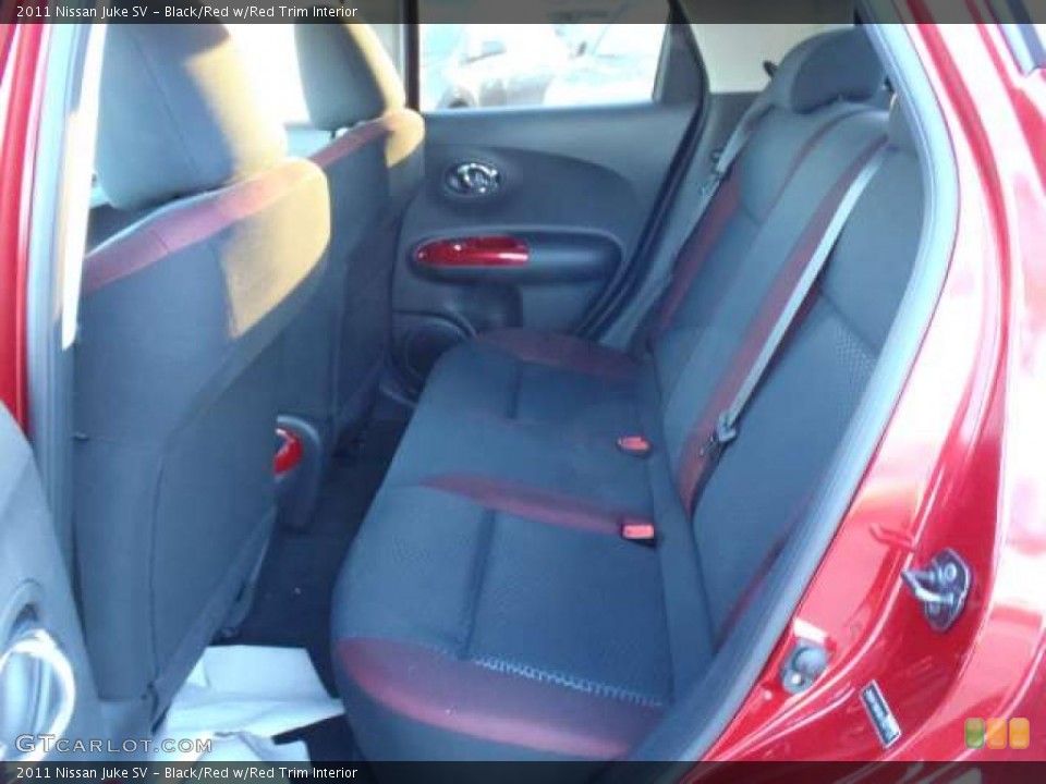 Black/Red w/Red Trim Interior Photo for the 2011 Nissan Juke SV #45286043