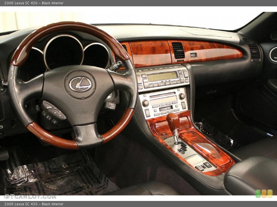 Black Interior Dashboard for the 2006 Lexus SC 430 #45286551