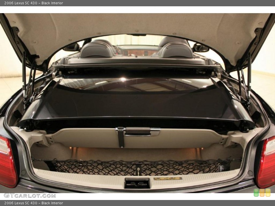 Black Interior Trunk for the 2006 Lexus SC 430 #45286635