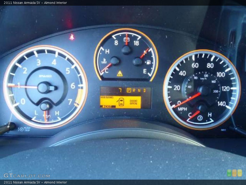Almond Interior Gauges for the 2011 Nissan Armada SV #45286987