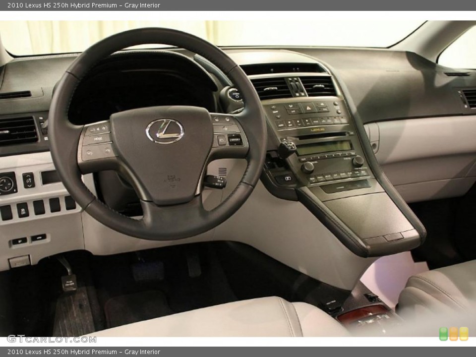 Gray Interior Dashboard for the 2010 Lexus HS 250h Hybrid Premium #45287143