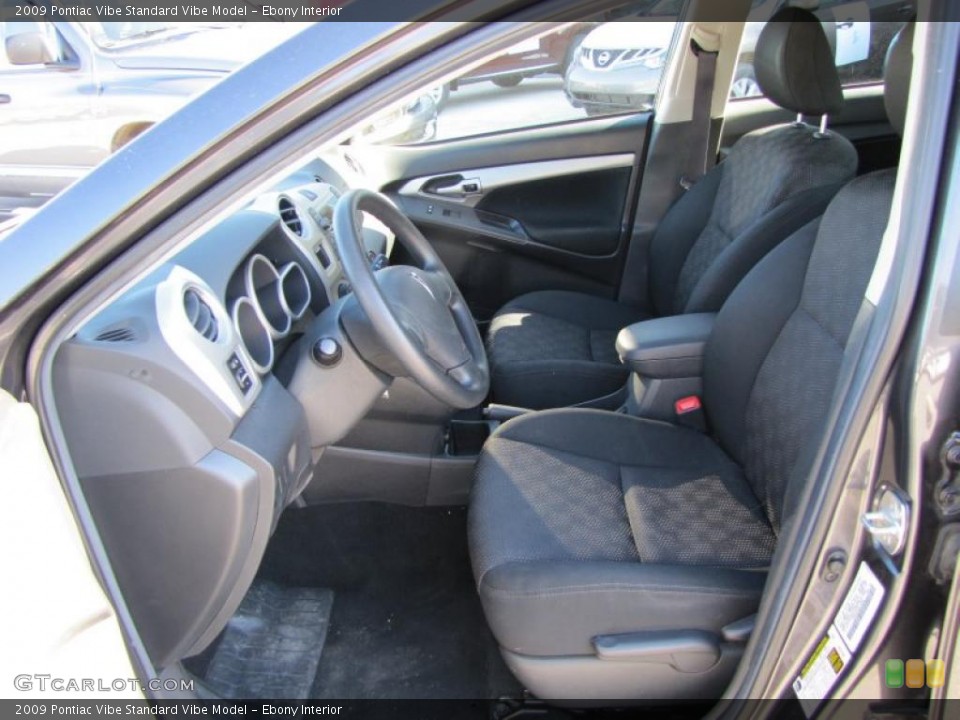 Ebony Interior Photo for the 2009 Pontiac Vibe  #45287755