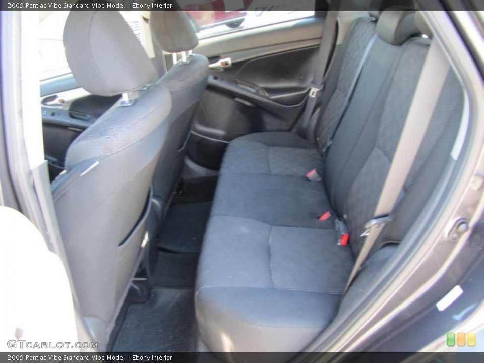 Ebony Interior Photo for the 2009 Pontiac Vibe  #45287771