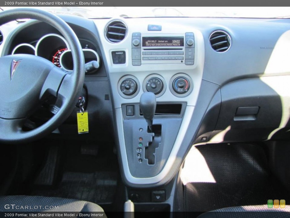 Ebony Interior Dashboard for the 2009 Pontiac Vibe  #45287807