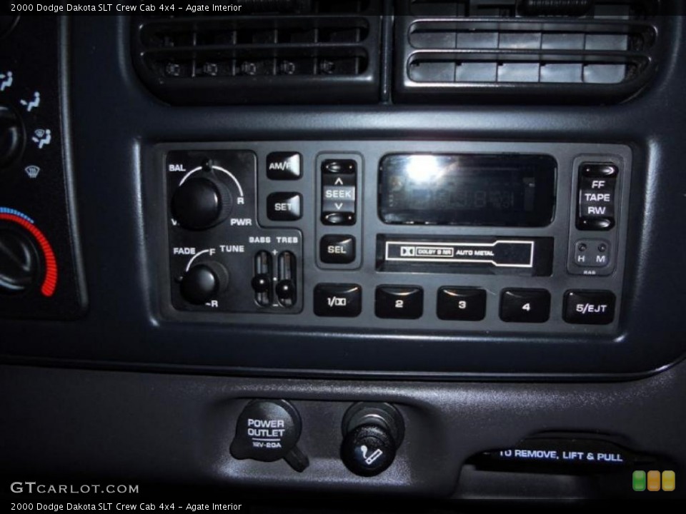 Agate Interior Controls for the 2000 Dodge Dakota SLT Crew Cab 4x4 #45288751