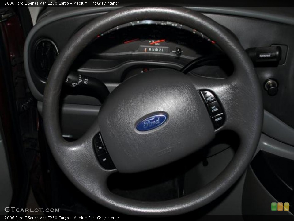 Medium Flint Grey Interior Steering Wheel for the 2006 Ford E Series Van E250 Cargo #45290345