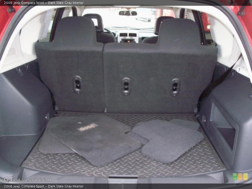 Dark Slate Gray Interior Trunk for the 2008 Jeep Compass Sport #45293997