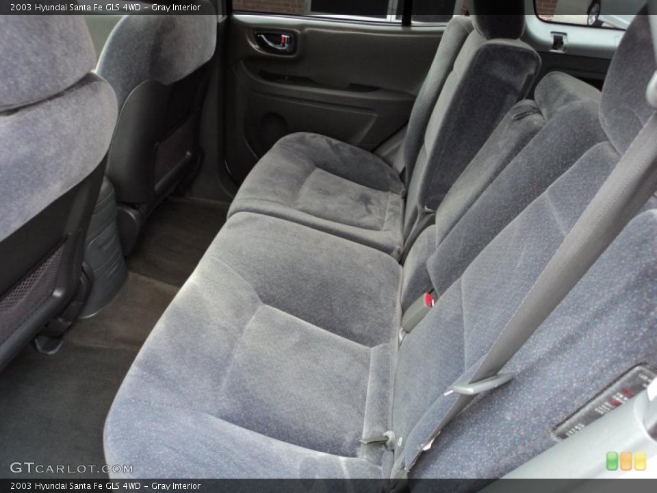 Gray Interior Photo for the 2003 Hyundai Santa Fe GLS 4WD #45294817