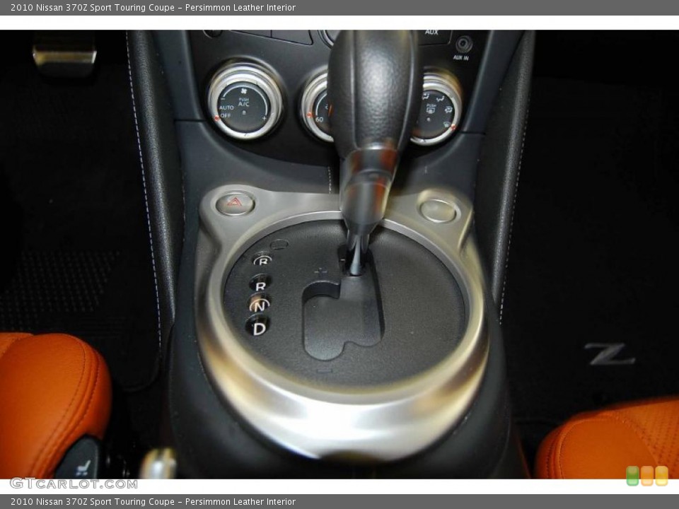 Persimmon Leather Interior Transmission for the 2010 Nissan 370Z Sport Touring Coupe #45294977