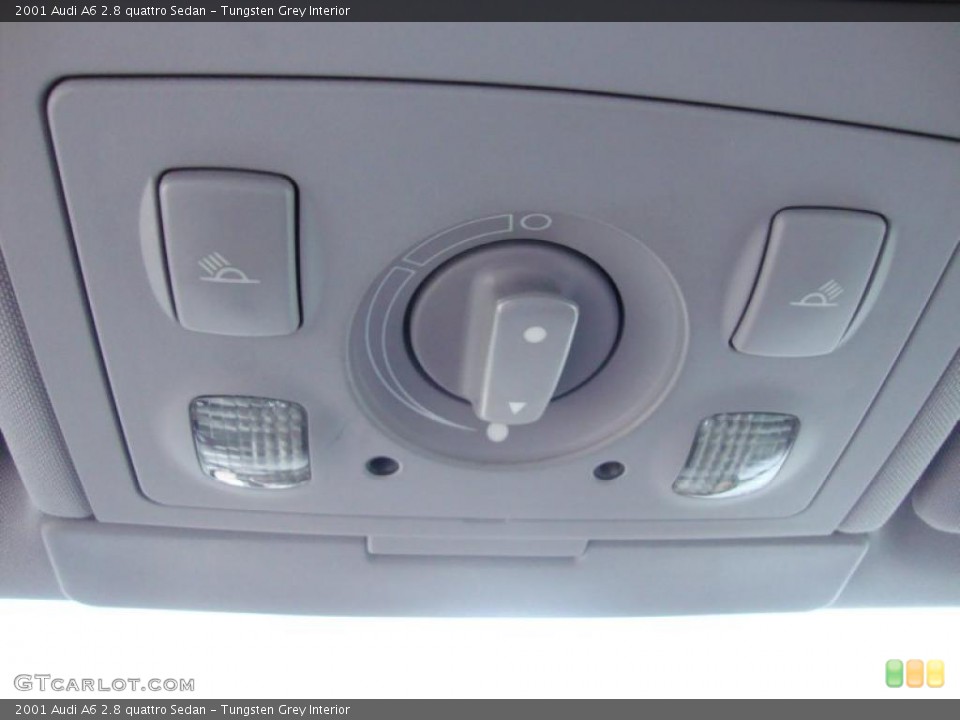 Tungsten Grey Interior Controls for the 2001 Audi A6 2.8 quattro Sedan #45296193