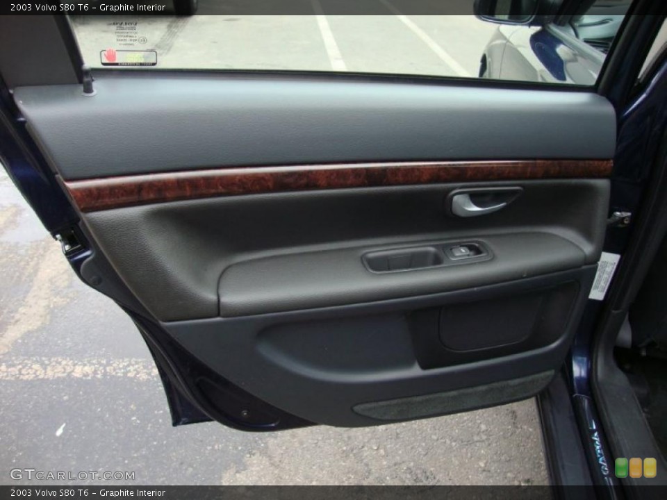 Graphite Interior Door Panel for the 2003 Volvo S80 T6 #45297561