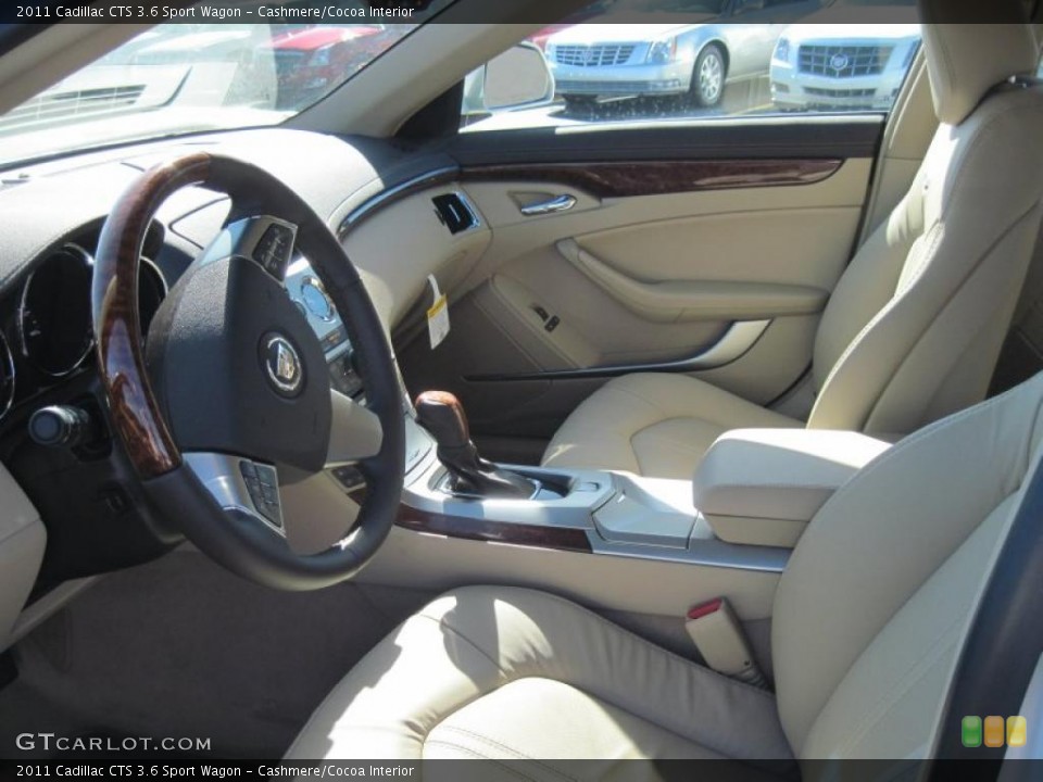Cashmere/Cocoa Interior Photo for the 2011 Cadillac CTS 3.6 Sport Wagon #45299597