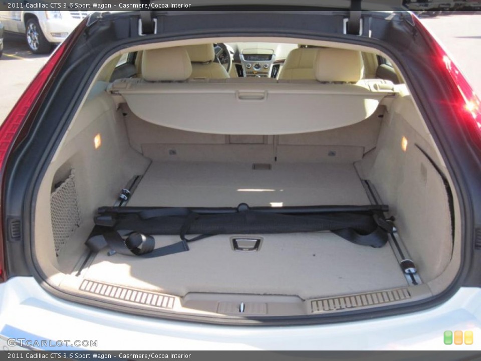 Cashmere/Cocoa Interior Trunk for the 2011 Cadillac CTS 3.6 Sport Wagon #45299621