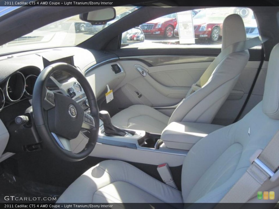 Light Titanium/Ebony Interior Photo for the 2011 Cadillac CTS 4 AWD Coupe #45300033