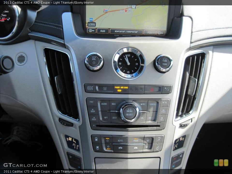 Light Titanium/Ebony Interior Controls for the 2011 Cadillac CTS 4 AWD Coupe #45300077