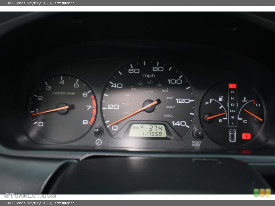 Quartz Interior Gauges for the 2003 Honda Odyssey LX #45300889