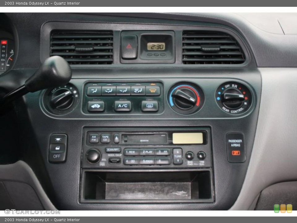 Quartz Interior Controls for the 2003 Honda Odyssey LX #45300905