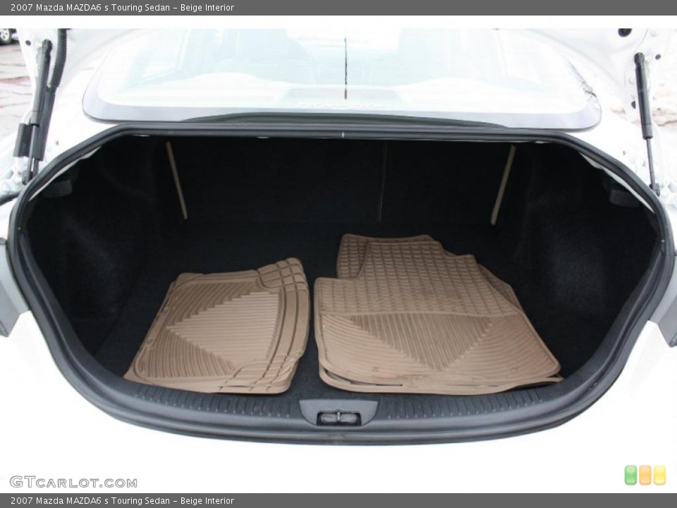 Beige Interior Trunk for the 2007 Mazda MAZDA6 s Touring Sedan #45301765