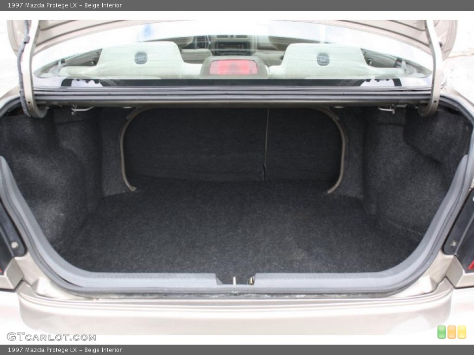 Beige Interior Trunk for the 1997 Mazda Protege LX #45302509