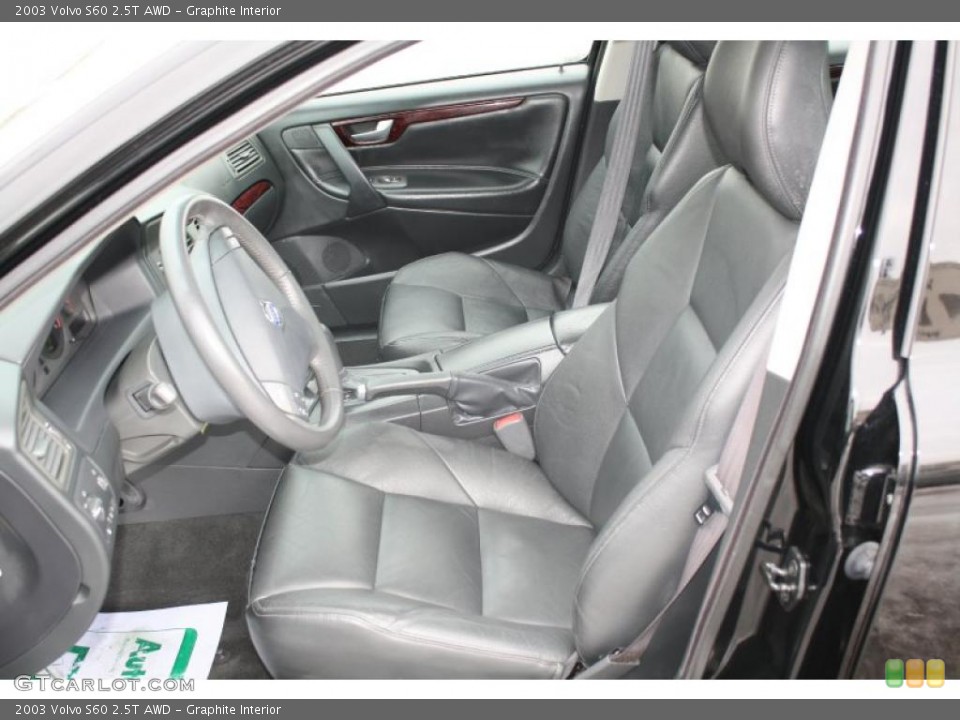 Graphite Interior Photo for the 2003 Volvo S60 2.5T AWD #45302649
