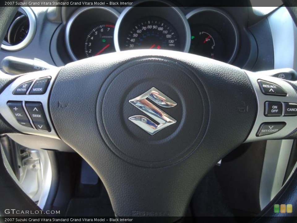 Black Interior Steering Wheel for the 2007 Suzuki Grand Vitara  #45304021