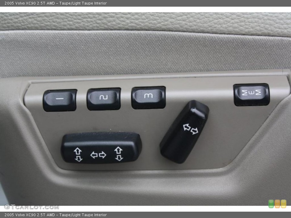 Taupe/Light Taupe Interior Controls for the 2005 Volvo XC90 2.5T AWD #45304153