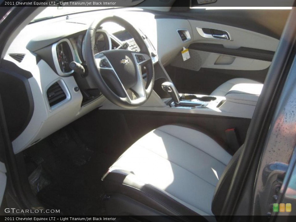 Light Titanium/Jet Black Interior Photo for the 2011 Chevrolet Equinox LTZ #45305845