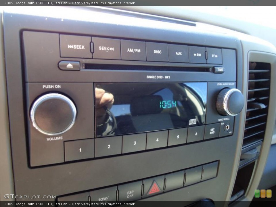Dark Slate/Medium Graystone Interior Controls for the 2009 Dodge Ram 1500 ST Quad Cab #45306313