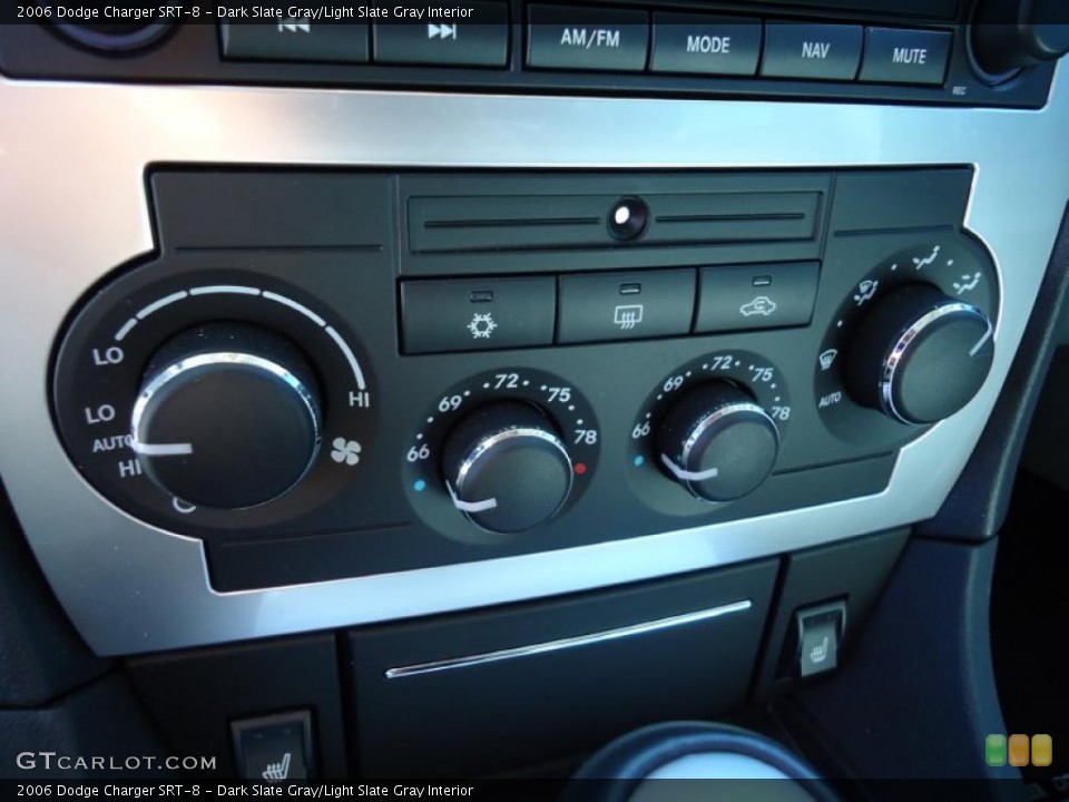 Dark Slate Gray/Light Slate Gray Interior Controls for the 2006 Dodge Charger SRT-8 #45306713