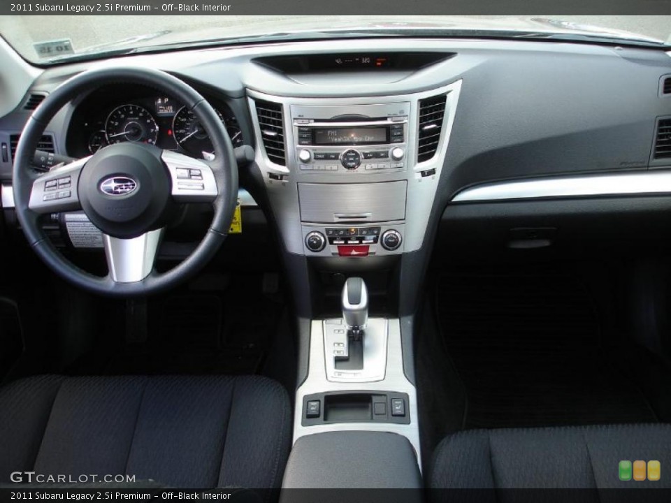 Off-Black Interior Dashboard for the 2011 Subaru Legacy 2.5i Premium #45307009