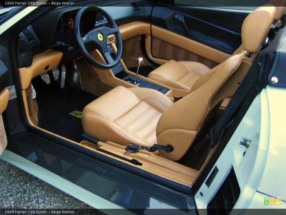 Beige Interior Photo for the 1994 Ferrari 348 Spider #45308225