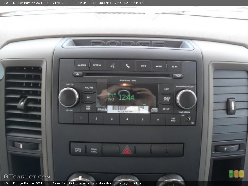 Dark Slate/Medium Graystone Interior Controls for the 2011 Dodge Ram 4500 HD SLT Crew Cab 4x4 Chassis #45309877