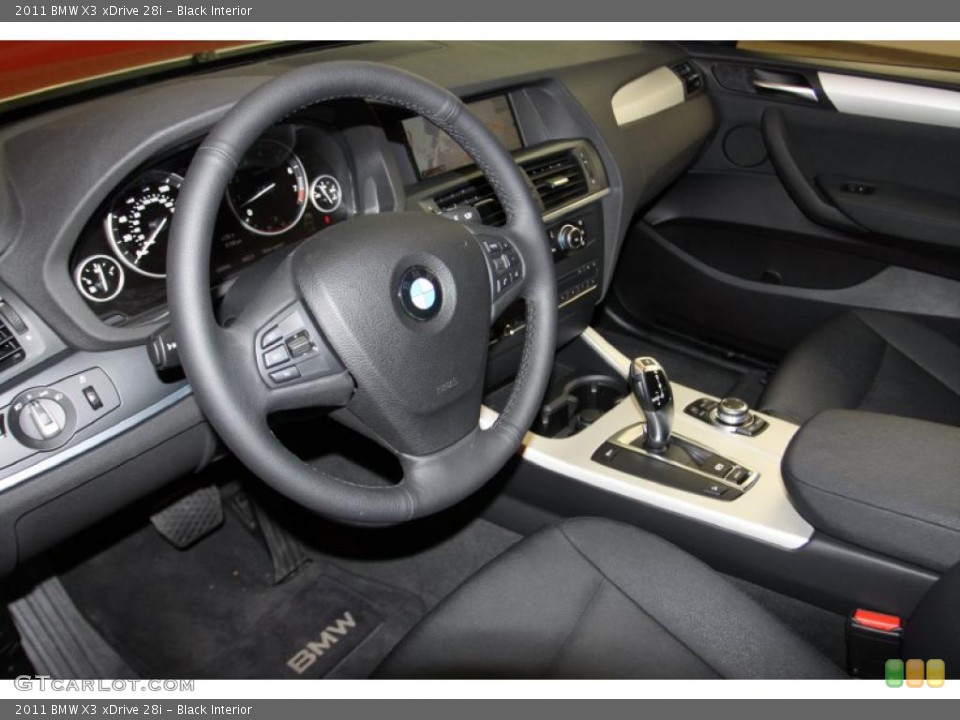 Black Interior Photo for the 2011 BMW X3 xDrive 28i #45311685