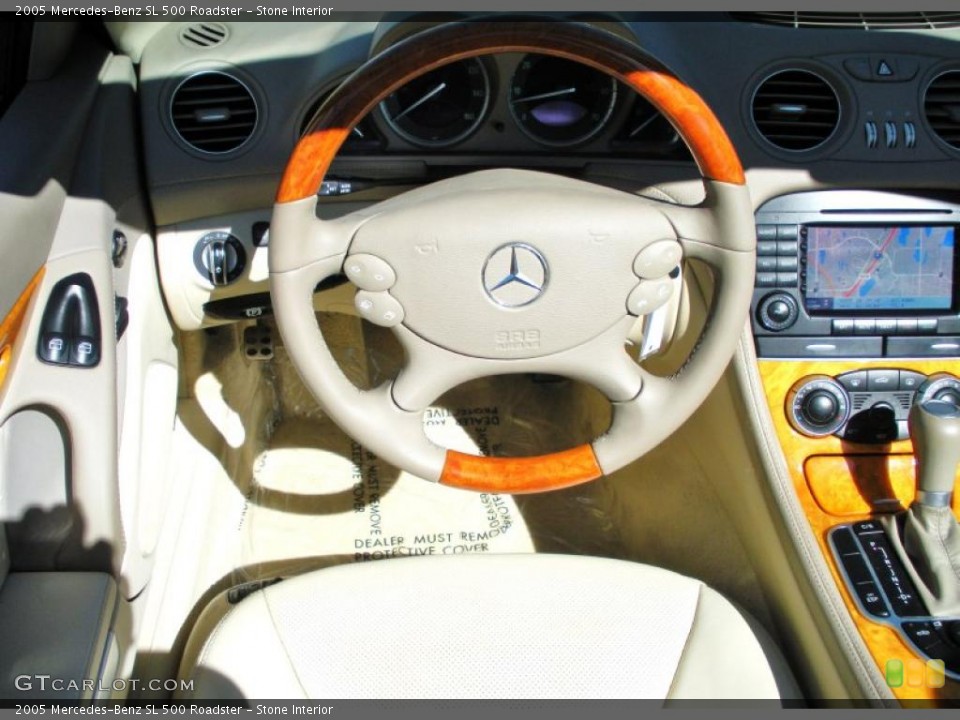 Stone Interior Steering Wheel for the 2005 Mercedes-Benz SL 500 Roadster #45313071