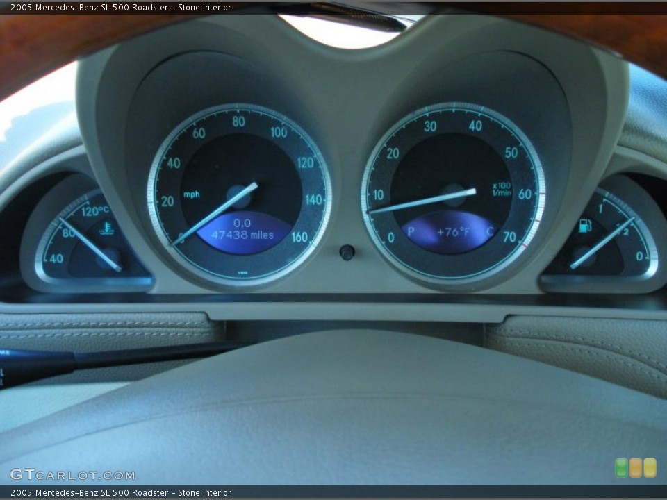 Stone Interior Gauges for the 2005 Mercedes-Benz SL 500 Roadster #45313075