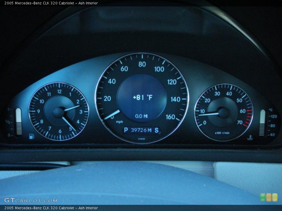 Ash Interior Gauges for the 2005 Mercedes-Benz CLK 320 Cabriolet #45313191