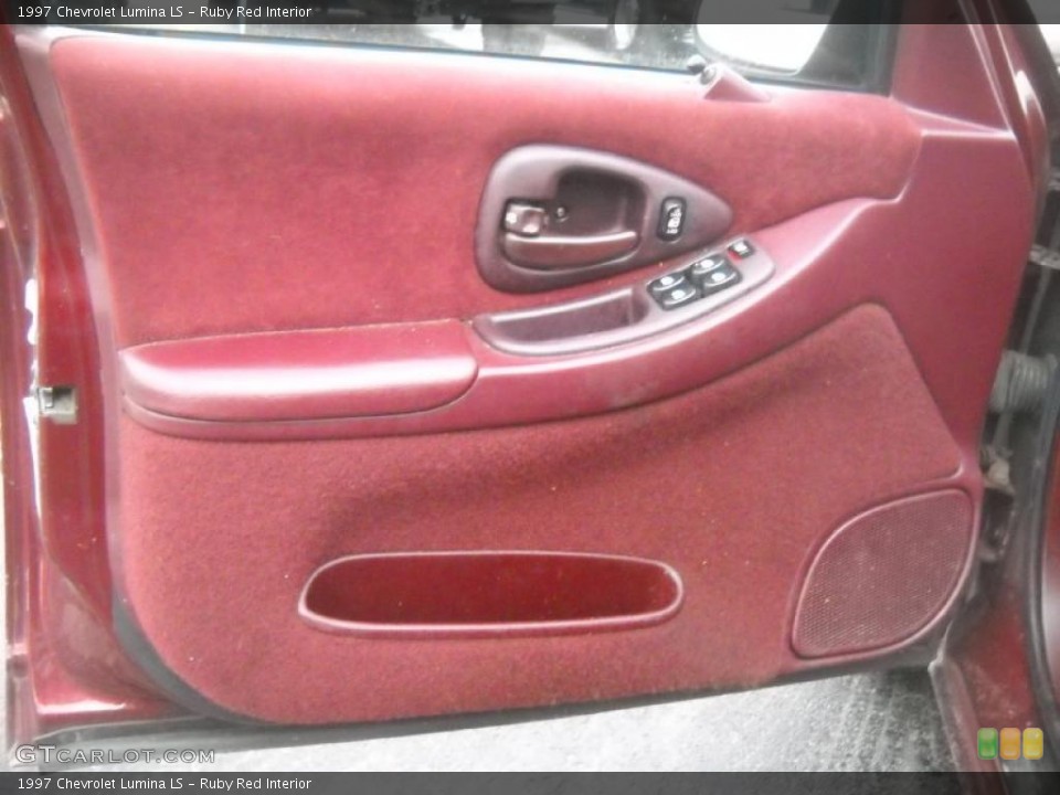 Ruby Red Interior Door Panel for the 1997 Chevrolet Lumina LS #45313515