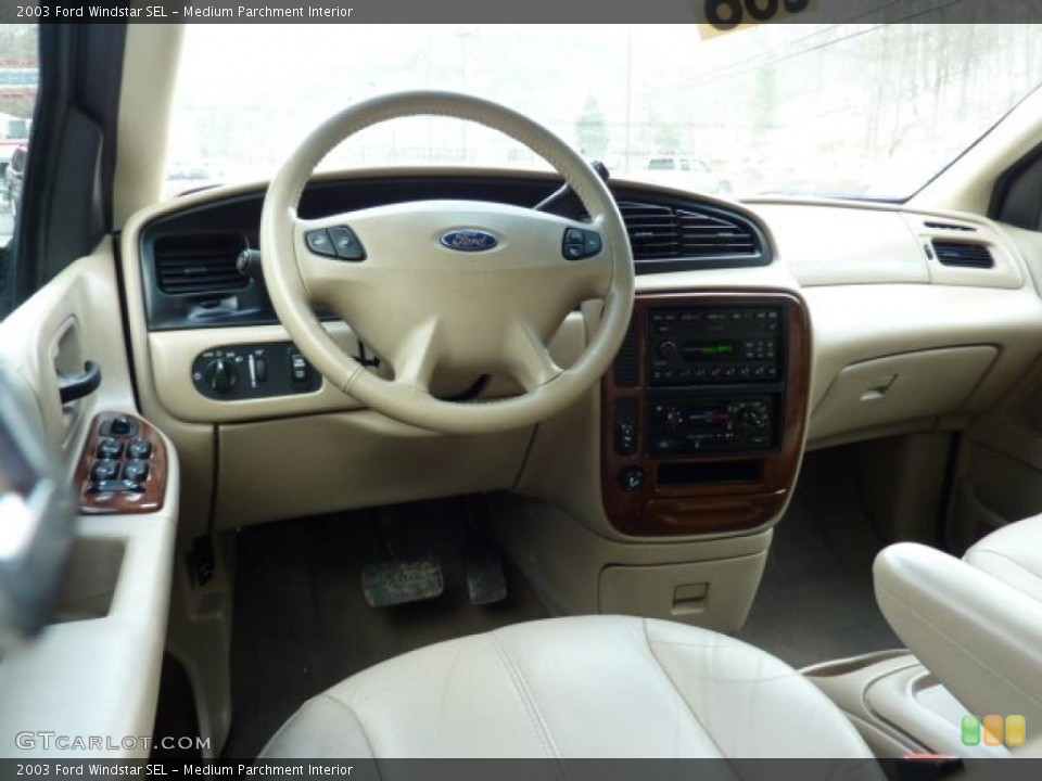 Medium Parchment Interior Dashboard for the 2003 Ford Windstar SEL #45314699