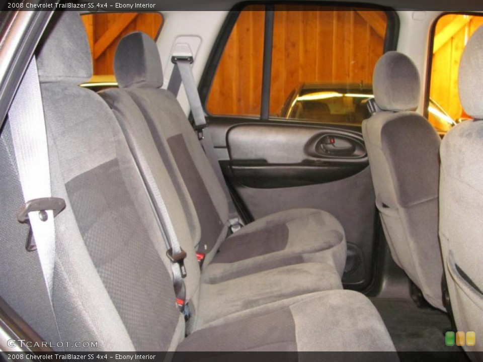 Ebony Interior Photo for the 2008 Chevrolet TrailBlazer SS 4x4 #45316207