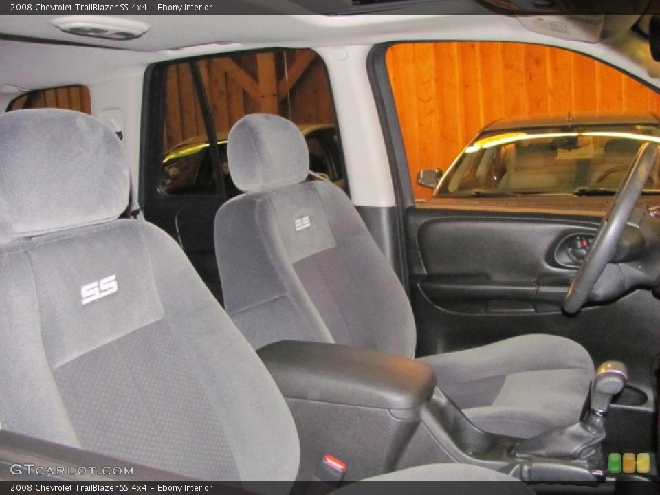 Ebony Interior Photo for the 2008 Chevrolet TrailBlazer SS 4x4 #45316219