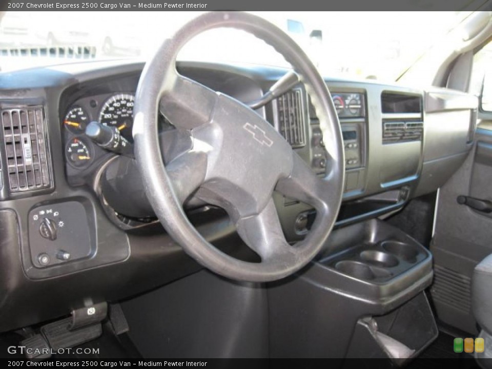 Medium Pewter Interior Dashboard for the 2007 Chevrolet Express 2500 Cargo Van #45317088