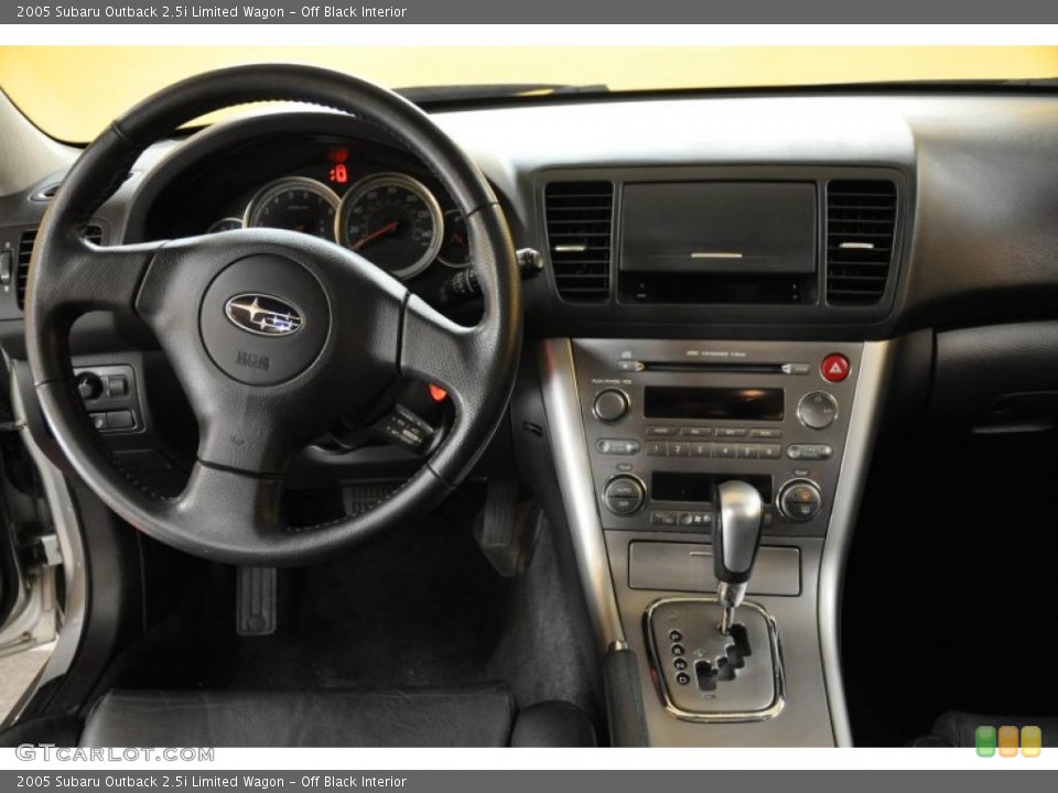 Off Black Interior Dashboard for the 2005 Subaru Outback 2.5i Limited Wagon #45319145