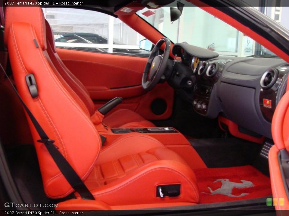 Rosso Interior Photo for the 2007 Ferrari F430 Spider F1 #45320236