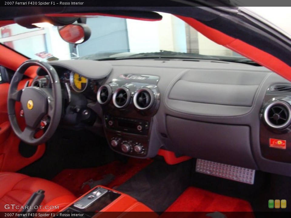 Rosso Interior Dashboard for the 2007 Ferrari F430 Spider F1 #45320254