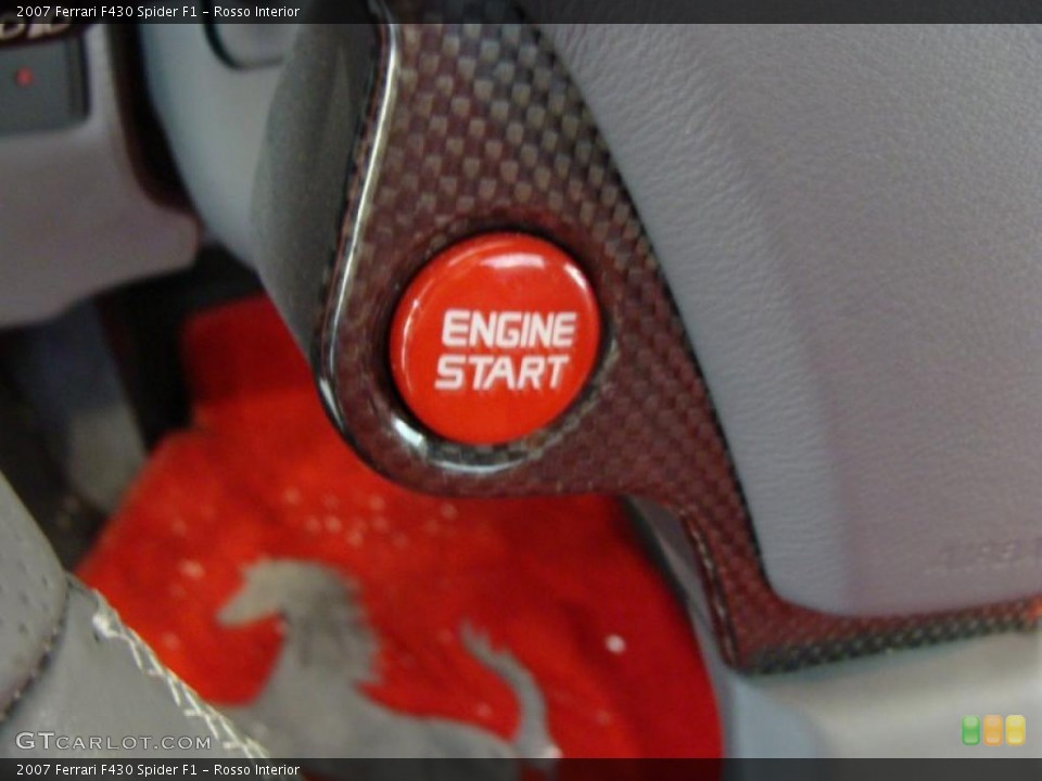 Rosso Interior Controls for the 2007 Ferrari F430 Spider F1 #45320302