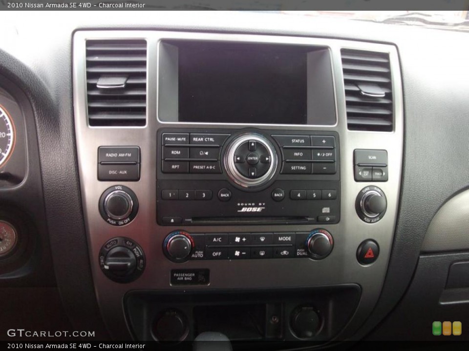 Charcoal Interior Controls for the 2010 Nissan Armada SE 4WD #45321544