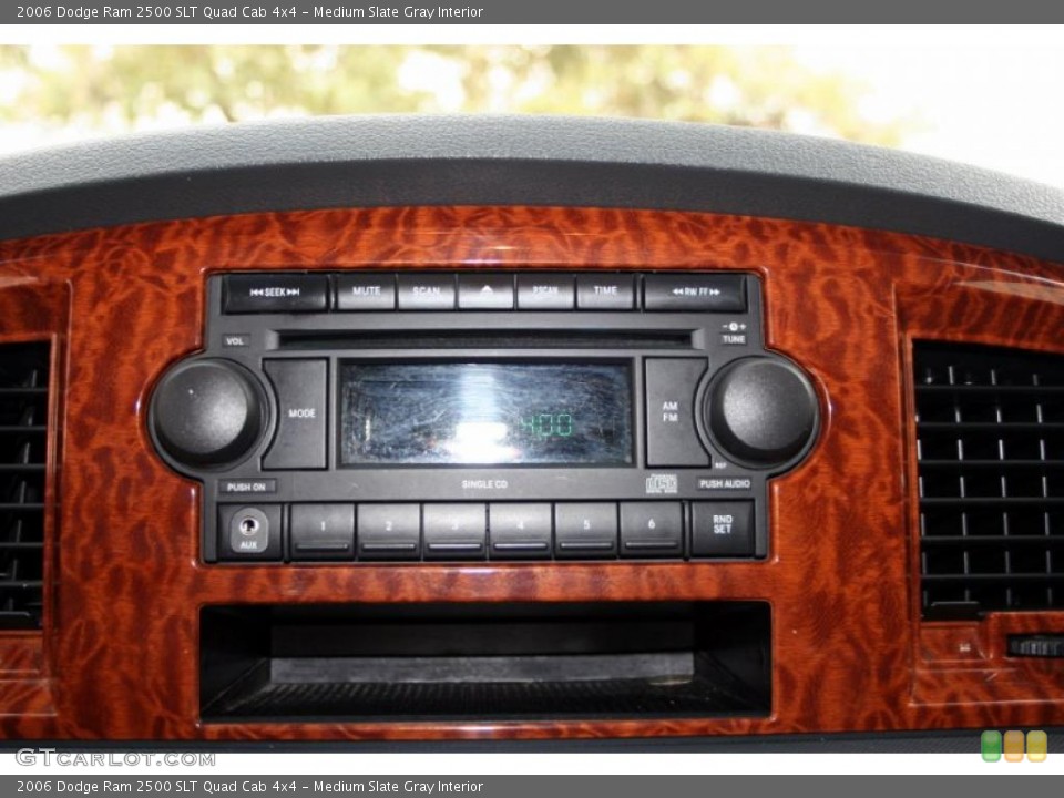 Medium Slate Gray Interior Controls for the 2006 Dodge Ram 2500 SLT Quad Cab 4x4 #45322512