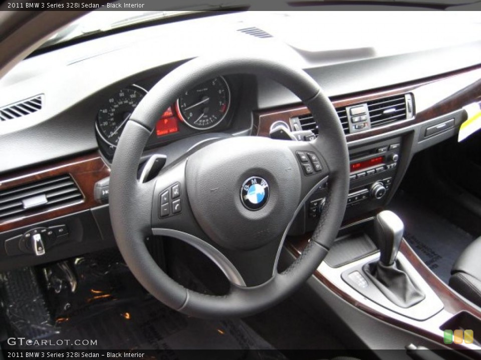 Black Interior Dashboard for the 2011 BMW 3 Series 328i Sedan #45323032